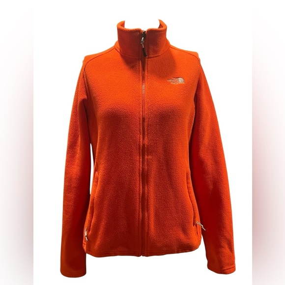 The North Face Orange Ski Jacket High Collar - Picture 2 of 10